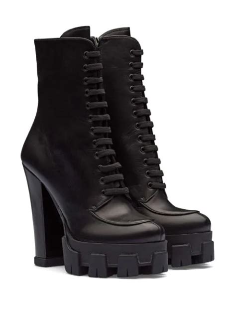 prada exaggerated sole boots|Luxury Boots for Women .